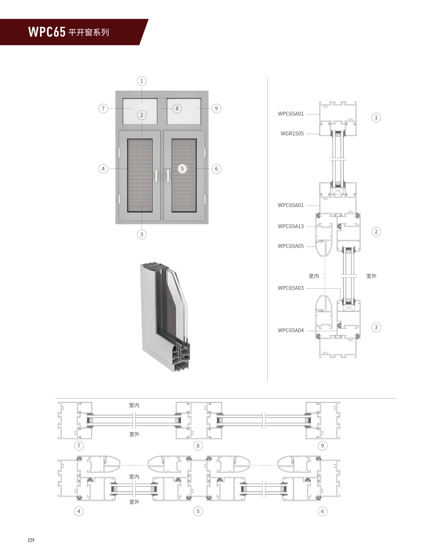 WPC65系列平開(kāi)窗