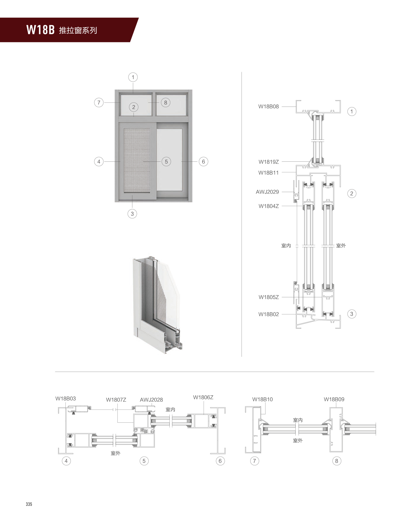 W18B系列推拉窗