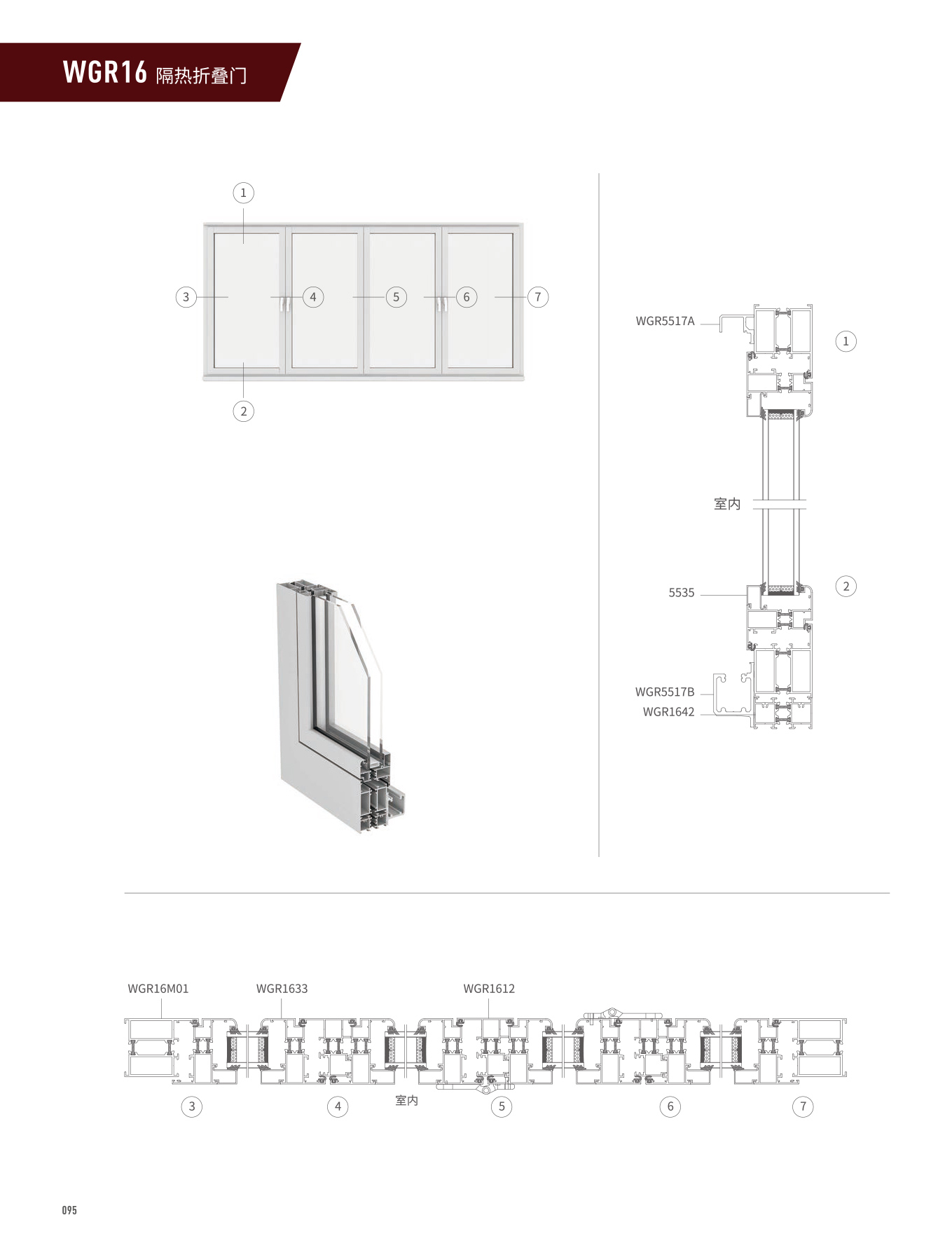 WGR16隔熱平開門、窗