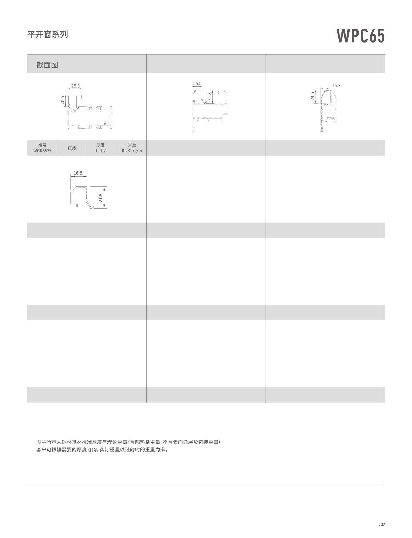 WPC65系列平開(kāi)窗